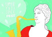 Открытка для фестиваля Summer Jazz Fest
